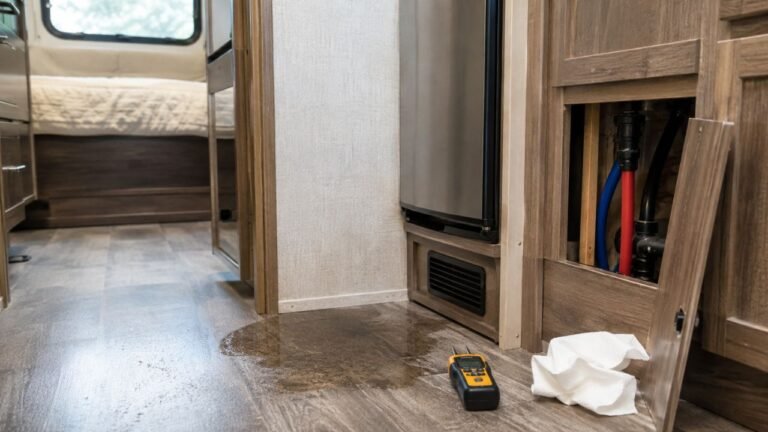 How Can My RV Floor Be Wet When I Can't Find a Leak