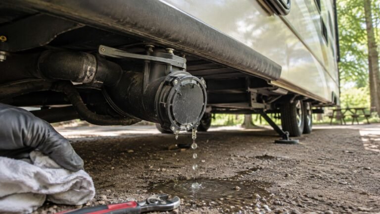 Why Does My RV Gray-Tank Valve Leak After Dumping